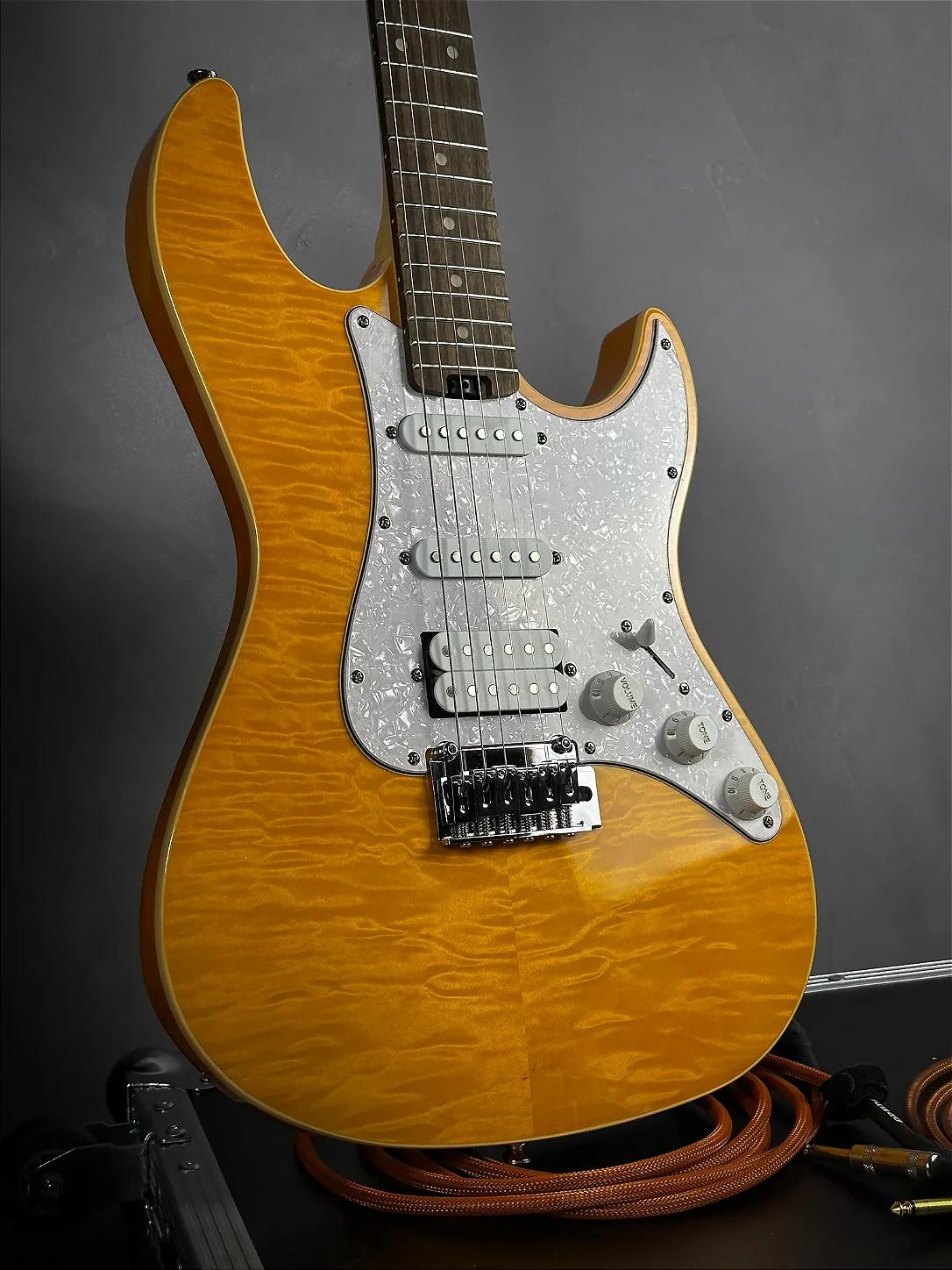 Captador Humbucker na Ponte