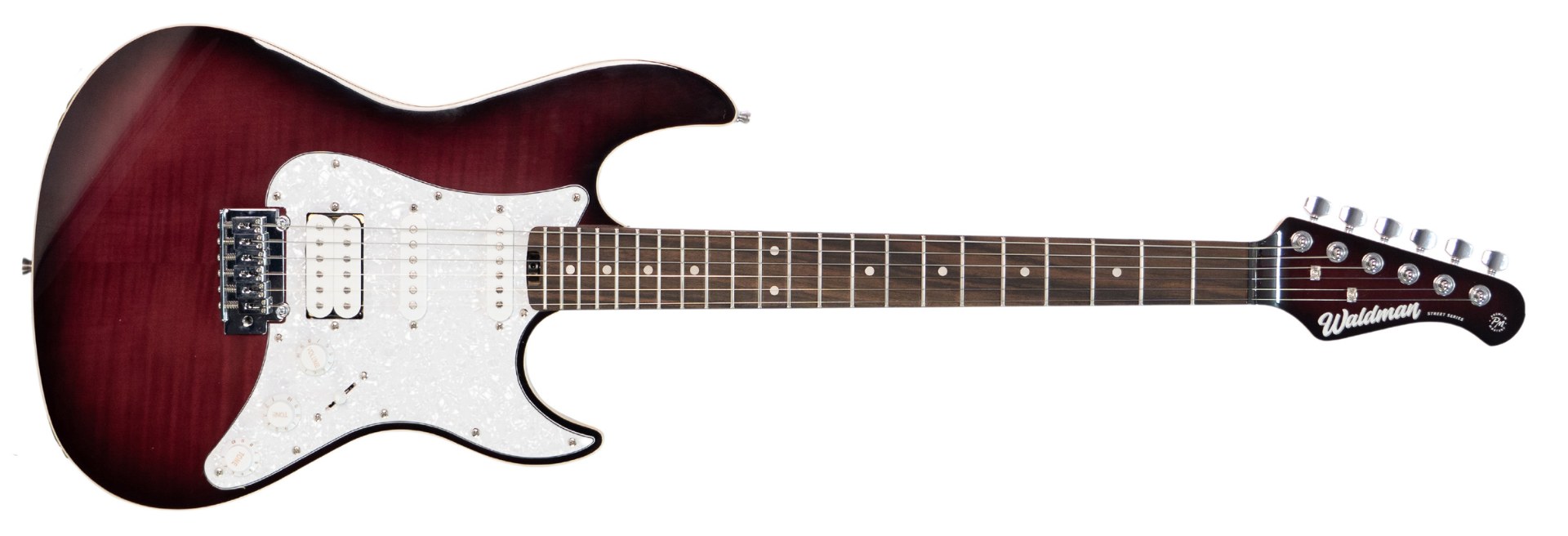 Guitarra Waldman ST-511F-FVI em Red Bright