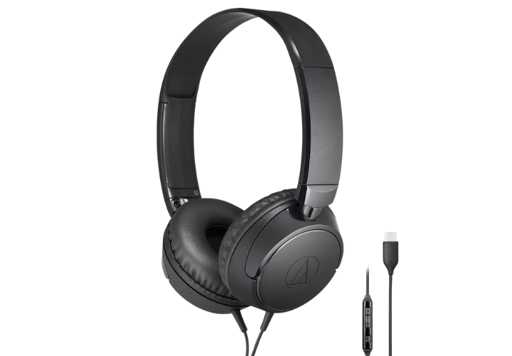 Controle de volume e microfone integrados ao cabo