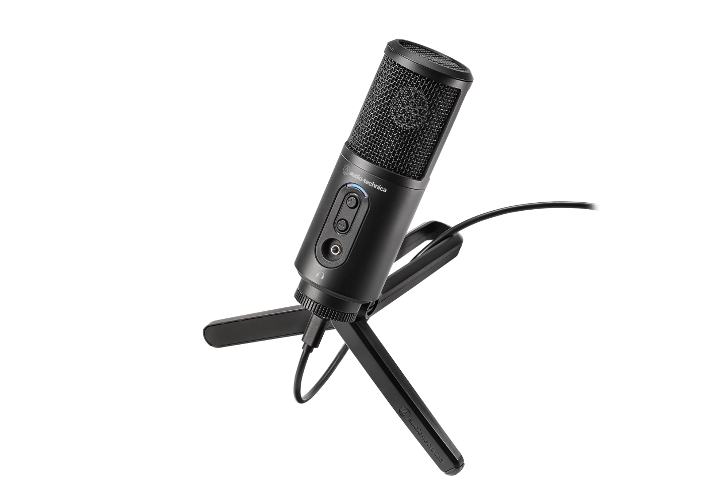 Kit completo com tripé de mesa, cachimbo e cabos USB-C e USB-A