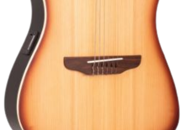 Headstock tradicional com tarraxas douradas
