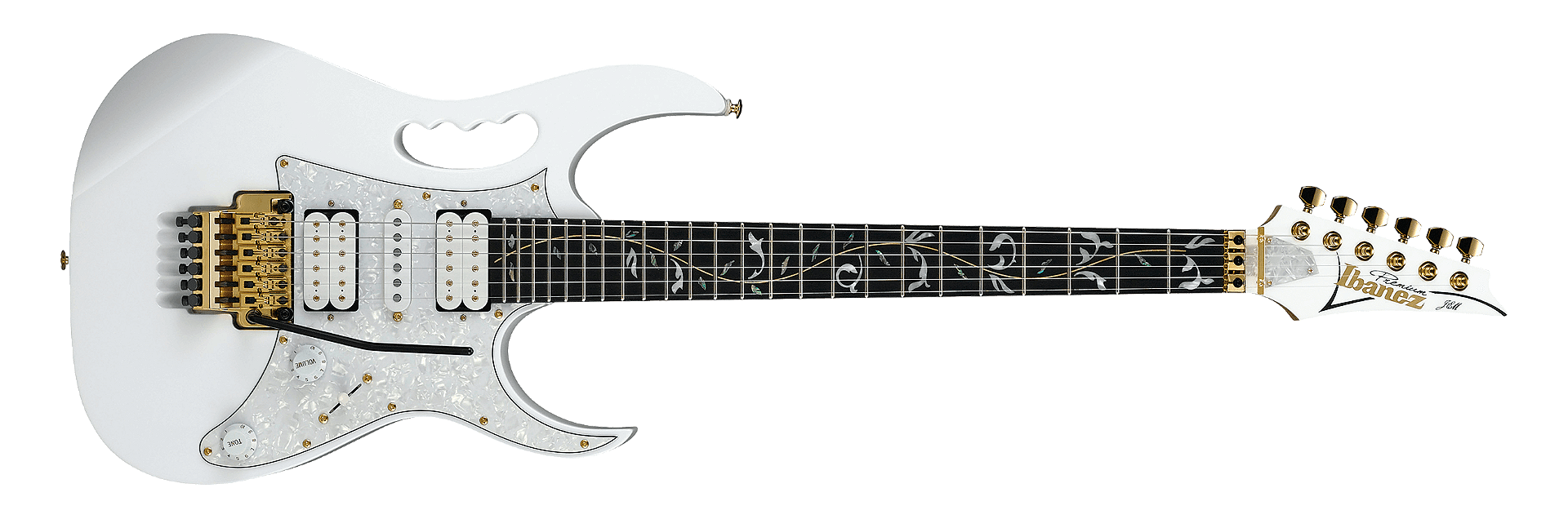 Ibanez JEM7VP Steve Vai Signature White