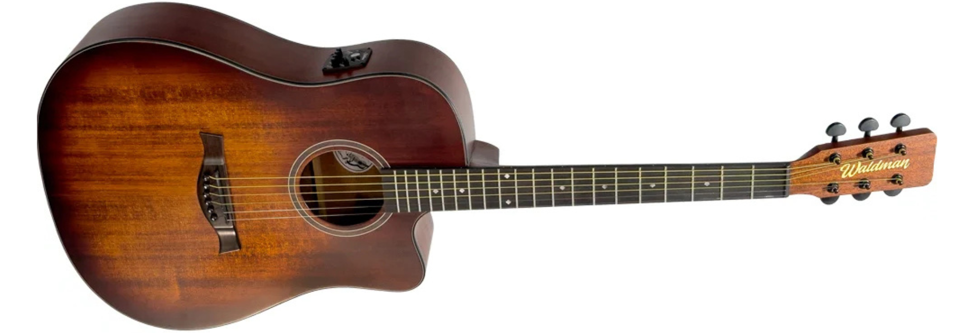 Violão Waldman DCEX-1041 AMB Eletroacústico na cor Ambar Burst