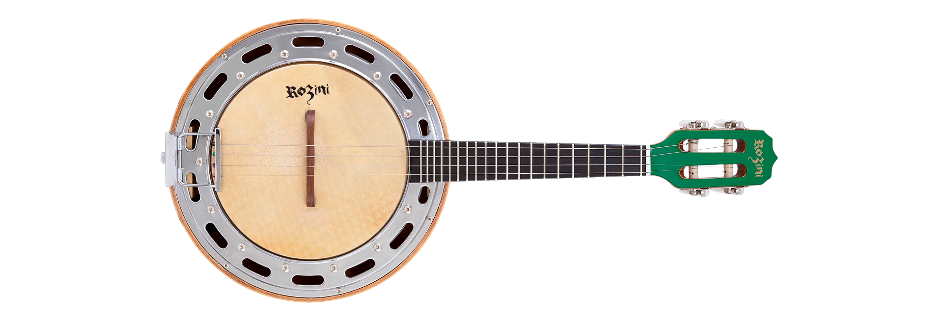 Banjo Rozini RJ11ELV Elétrico Verde Caixa Larga