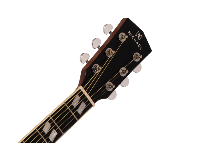 Headstock com tarraxas cromadas blindadas