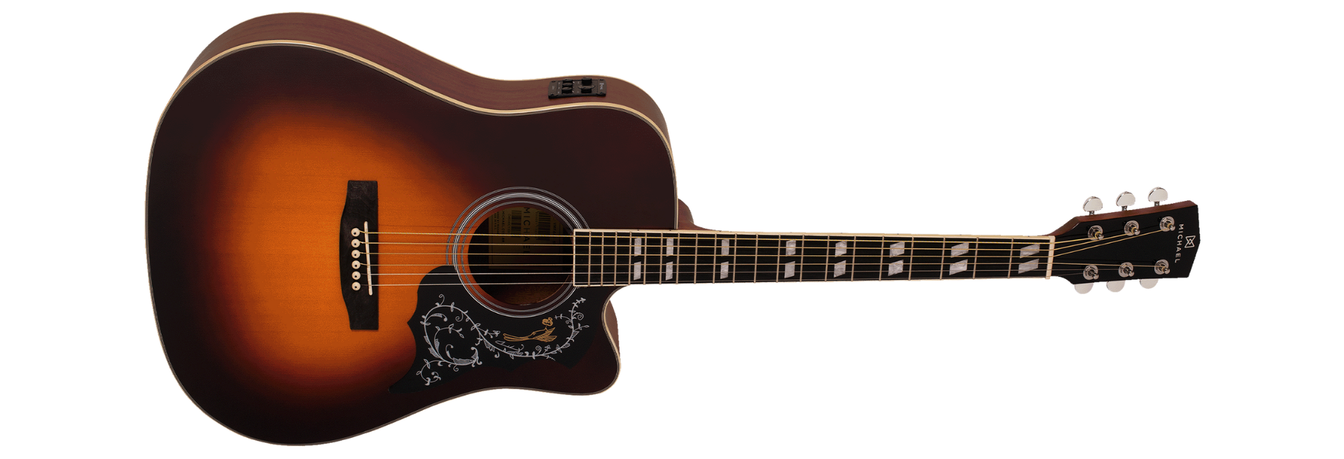 Violão Michael Folk VMF440 SV Sunburst Vintage