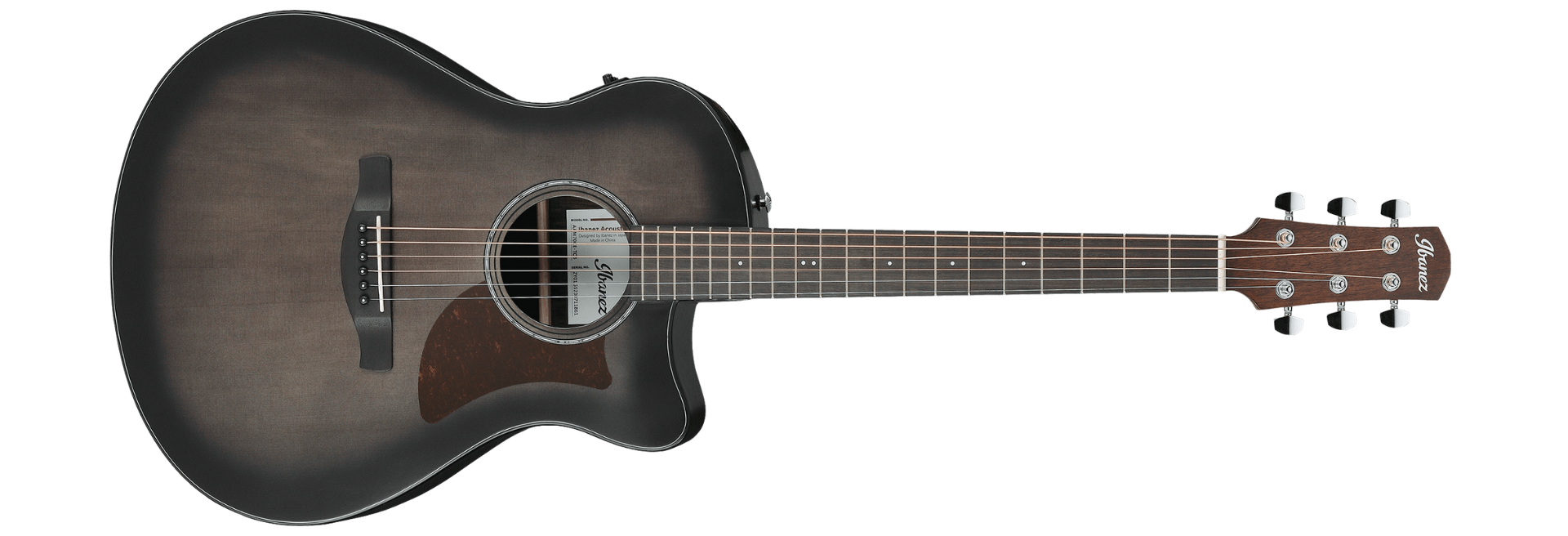 Violão Ibanez AAM70CE Transparent Charcoal Burst