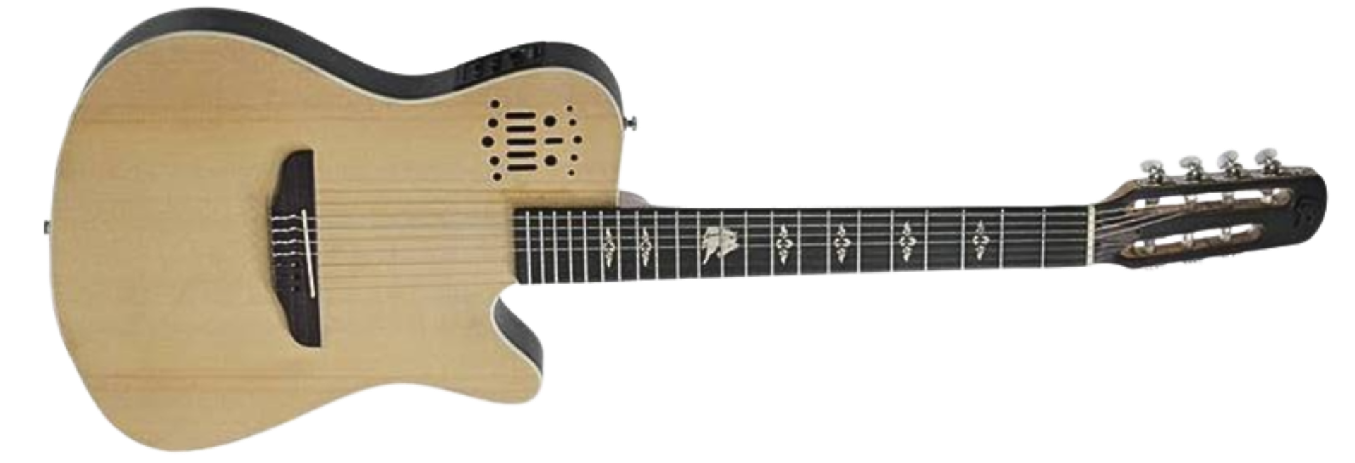 Violão Eletroacústico Marquês 7-VN-23NSEQ 7 Cordas Super Flat