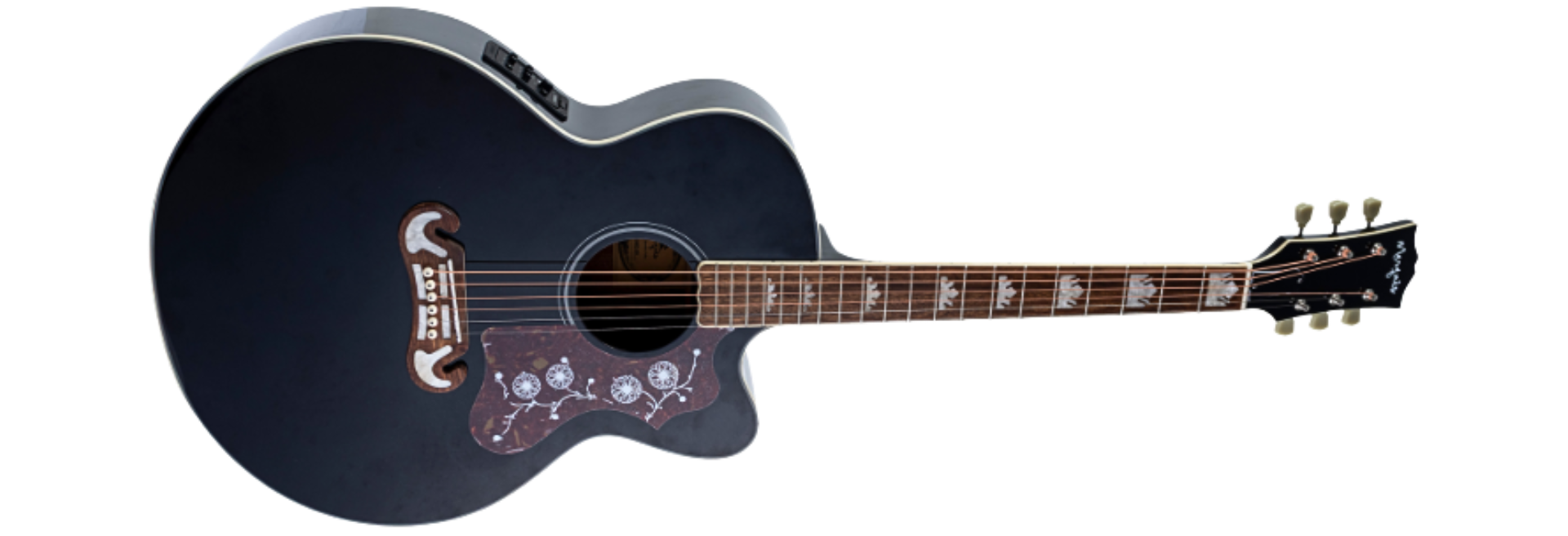 Violão Eletroacústico Marquês VA-209BKEQ Black Brilho