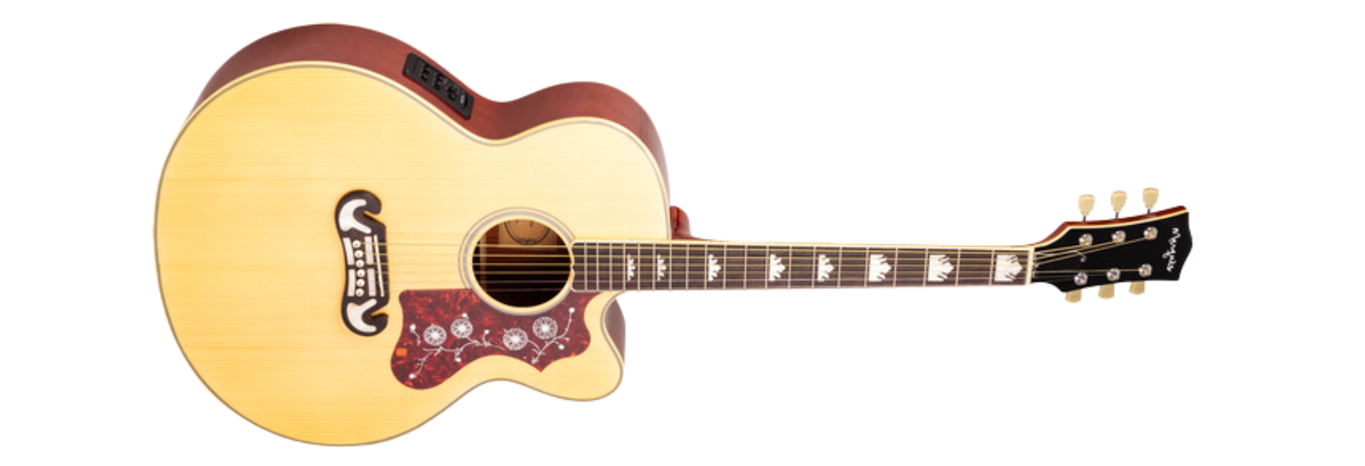 Violão Eletroacústico Marquês VA-209NTEQ Natural Brilho