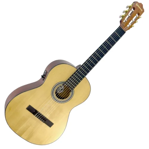 Violão eletroacústico nylon Waldman CLEX1000 natural clássico com captação