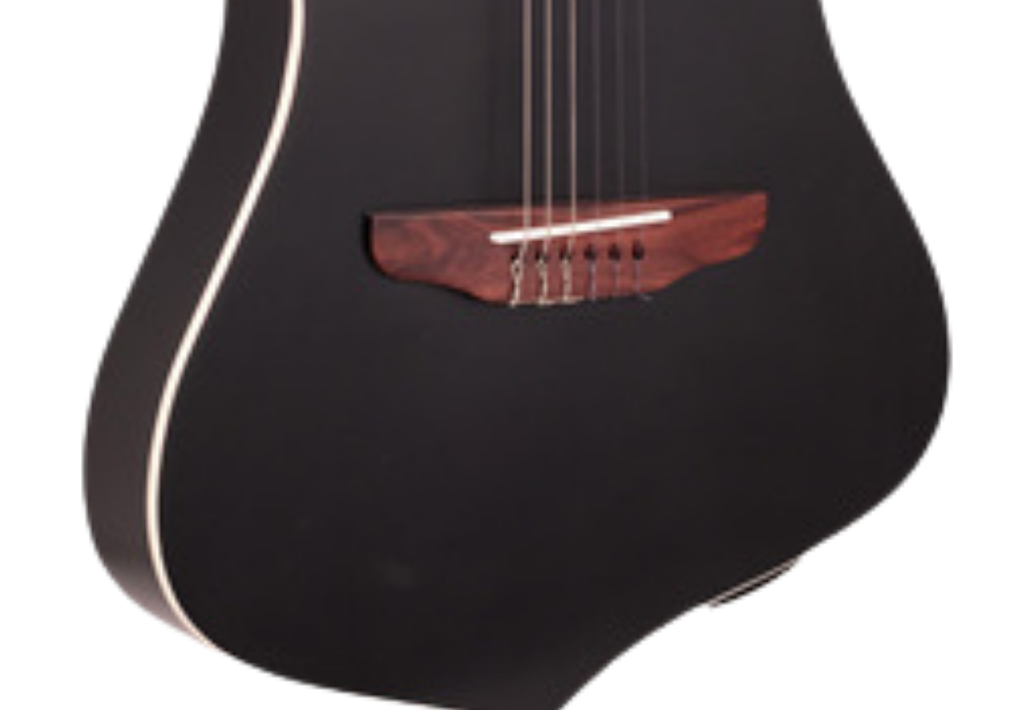 Tarraxas douradas que contrastam com o headstock preto fosco