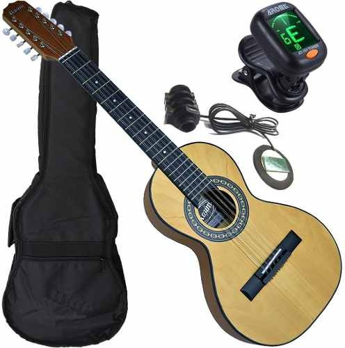 Kit Viola Rozini Rv151 Elétrica Canhota Caipira C/ Afinador