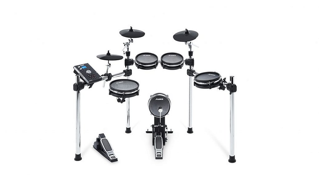 Bateria Eletrônica Alesis Command Mesh Kit 8 Peças Peles Usb