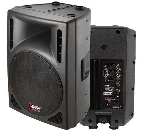 Caixa De Som Evo150a Amplificada 2 Vias 150w 3 Canais Novik