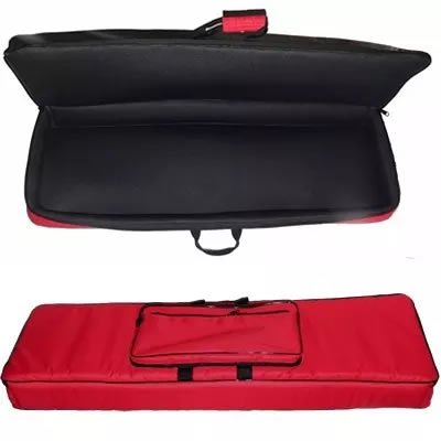 Capa Bag P/ Teclado Roland 5/8 Acolchoada Luxo Yamaha Casio - 5/8 - vermelha