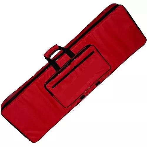 Capa Bag P/ Teclado Roland 5/8 Acolchoada Luxo Yamaha Casio - 5/8 - vermelha