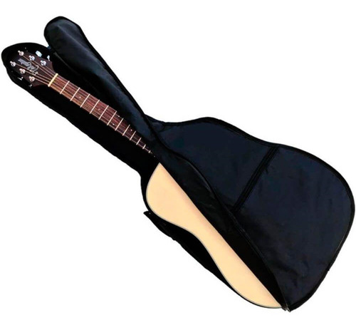 Capa bag ukulele concert simples nylon - com alça E bolso resistente