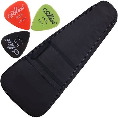 Capa Violão Folk Acolchoada Ultra Resistente + Palhetas