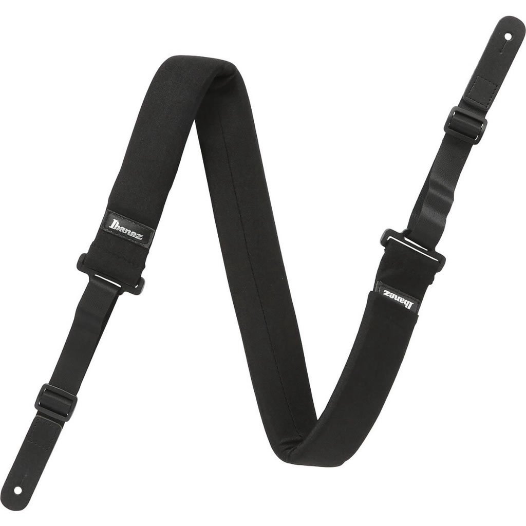 Correia Para Guitarra Violão Ibanez Gsf50 Preto Black