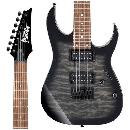 Guitarra Super Strato 7 Cordas Ibanez Grg 7221qa Tks