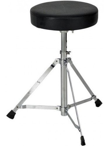 Kit Bateria C/ Estante Para Pratos + Banco + Máquina Chimbal