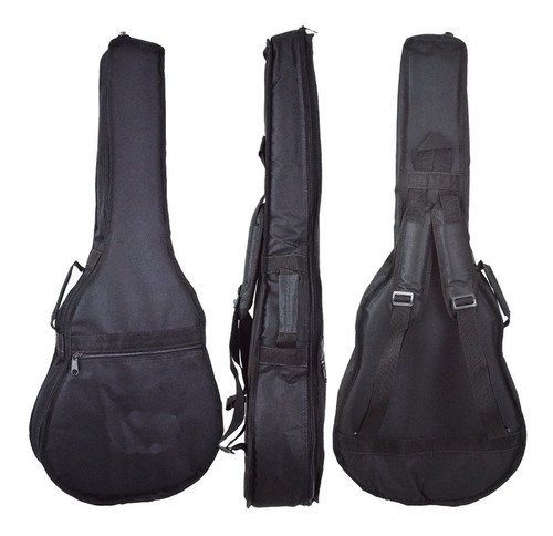 Kit Capa Para Violão Acolchoada C/ Correia Palhetas Cabo