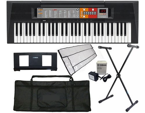 Kit Teclado Arranjador Musical Psr-f50 Yamaha C/ Fonte + Nfe