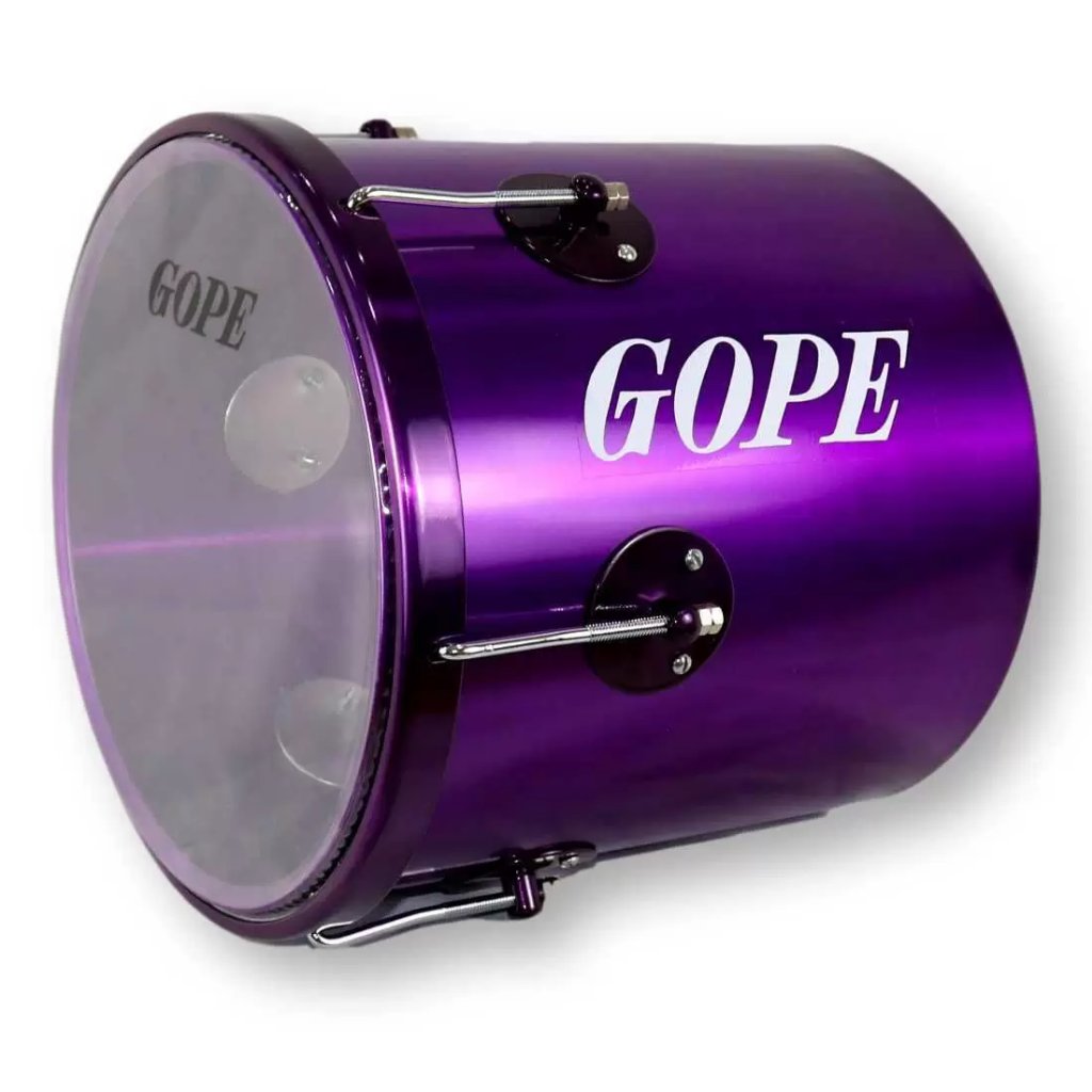 Repique De Mão Gope 11 Pol. 30cm Lilás Pele Cristal