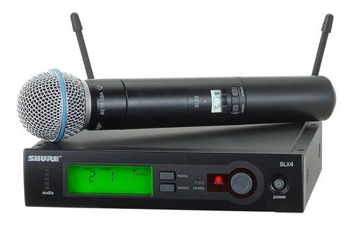 Sistema Sem Fio Com Microfone De Mão Slx24/beta58 Shure