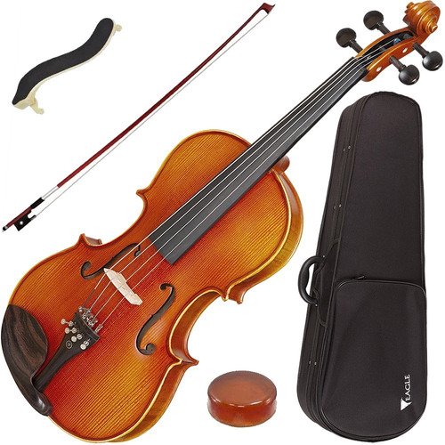 Viola De Arco 4/4 Com Estojo Va181 Verniz Acetinado Eagle