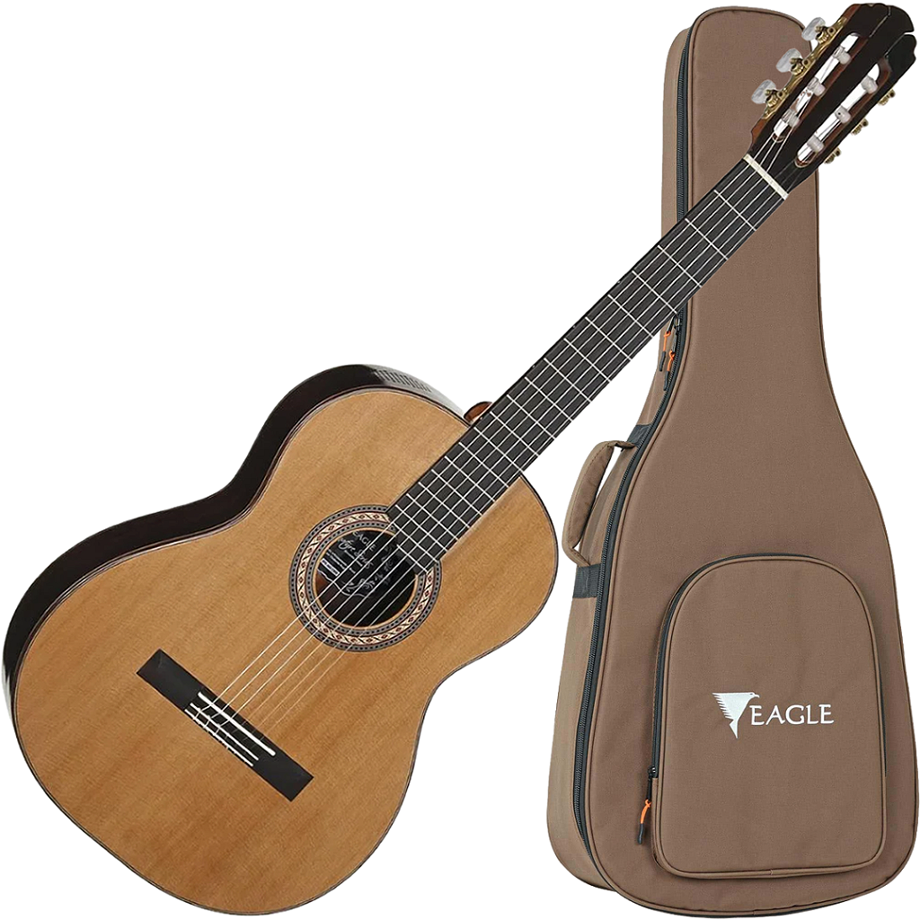 Violão Acústico Artesanal Tampo Maciço Epe860 Eagle Mod. Alessandro Penezzi