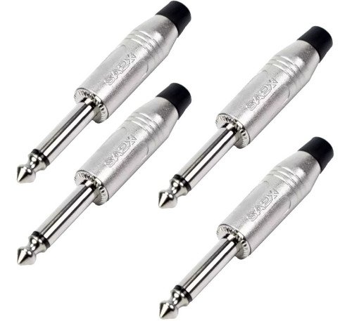 4 Plug P10 Mono Santo Angelo Baquelite Superior Ninja Sa2x