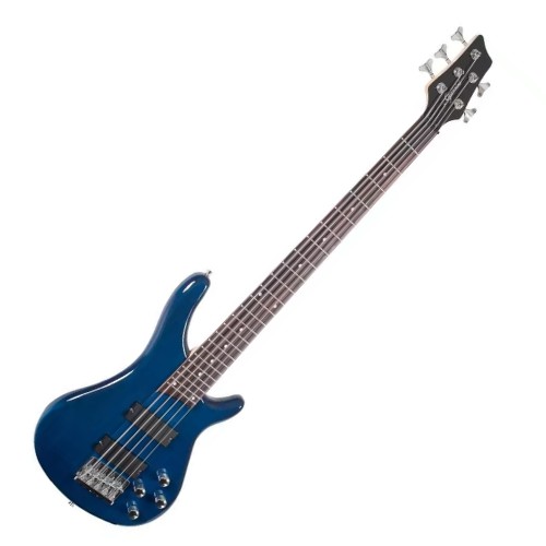 Contrabaixo 5 Cordas Giannini Gb205a Sonicx Translucent Blue