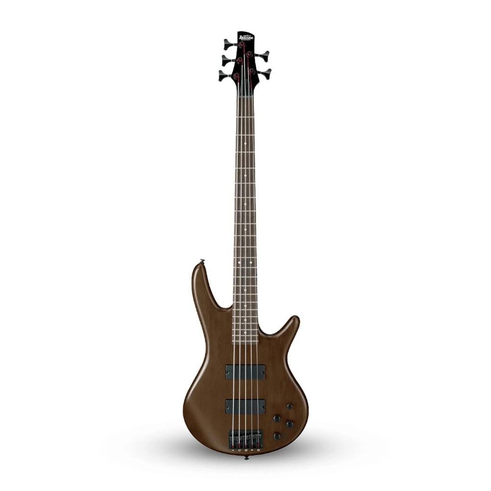 Contrabaixo 5 Cordas Ibanez gsr 205B Walnut Fosco Marrom Escuro nt - Ibanez