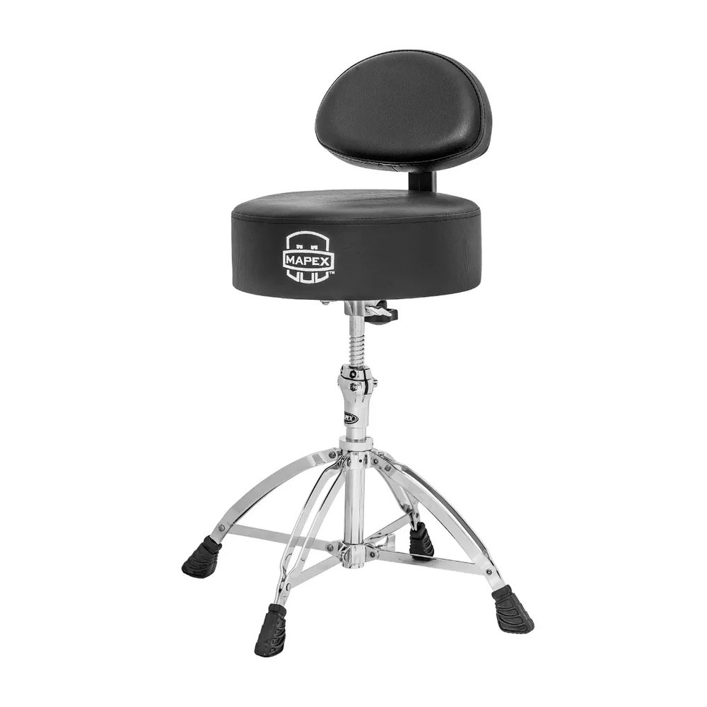 Banco Bateria Encosto Mapex T770 Assento Redondo Rosca