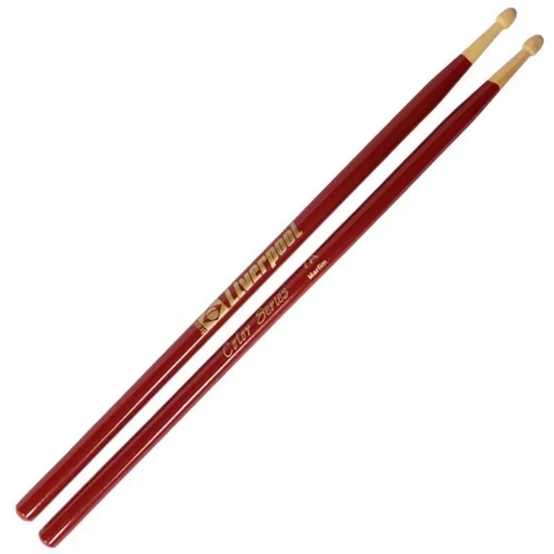 Baqueta LIVERPOOL COLOR 7A Madeira LC7AMV VERMELHA
