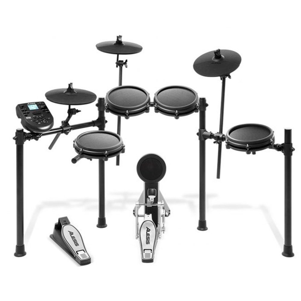 Bateria Eletrônica Alesis Nitro Mesh Head Kit + Rack