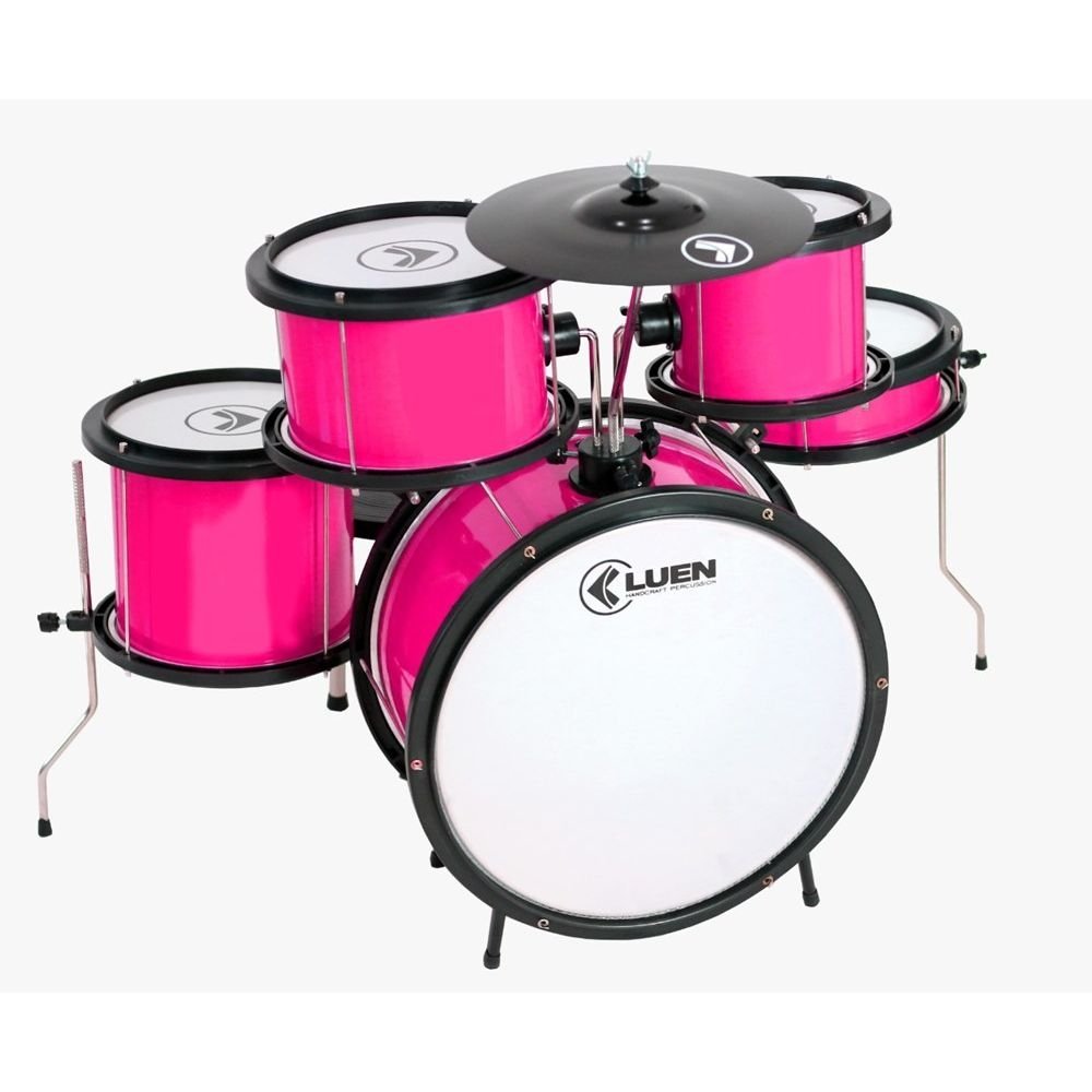 Bateria Infantil Luen 44003RS Pop Rosa