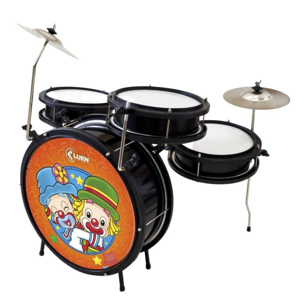 Bateria Infantil Pop Pp Preto Patati Patata Luen