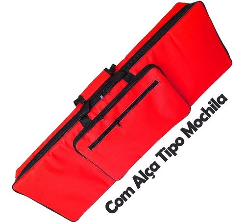Capa Para Teclado Acolchoada Roland Go Keys C/ Alça Mochila