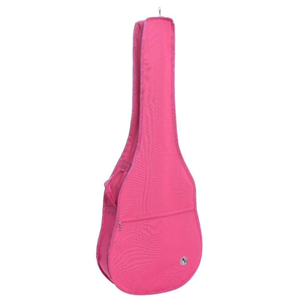 Capa Simples Violão Clássico Tamanho 4/4 JPG - Cor de Rosa
