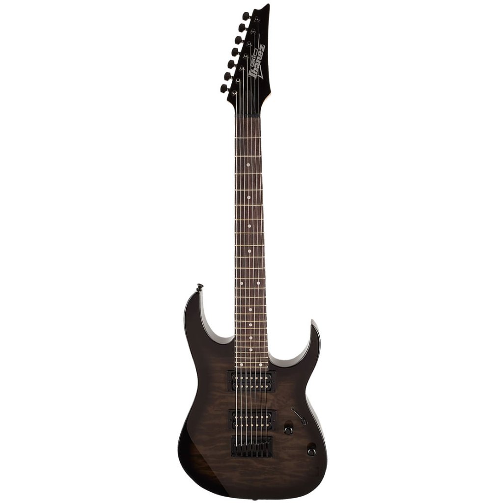Guitarra Ibanez GRG-7221 QA HH 7 Cordas Transparent Black Sunburst TKS