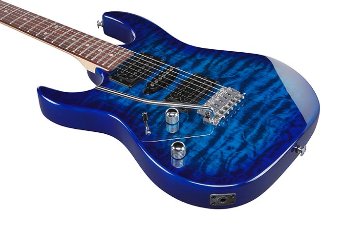 Guitarra ibanez grx 70QAL tbb canhoto
