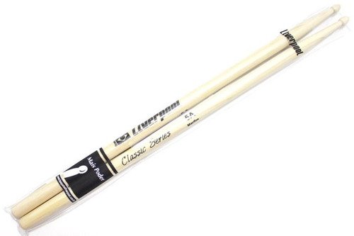 Kit 10 Pares De Baquetas Liverpool Classic Series 5a Marfim