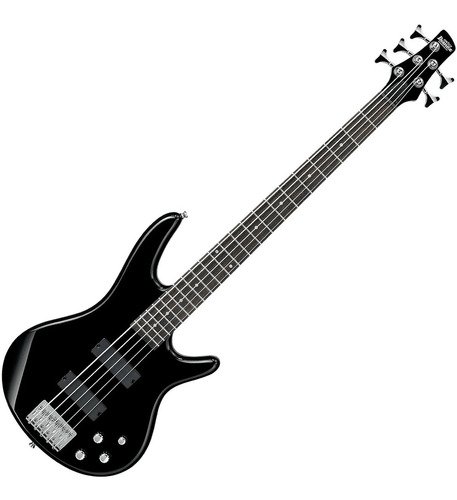 Kit Contrabaixo Ibanez 5 Cordas Ativo  Gsr 205 Preto + Acessórios