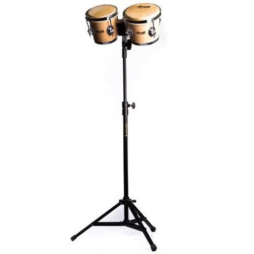 Kit Bongô Natural 6x7 Torelli Tb010 Com Pedestal E Capa