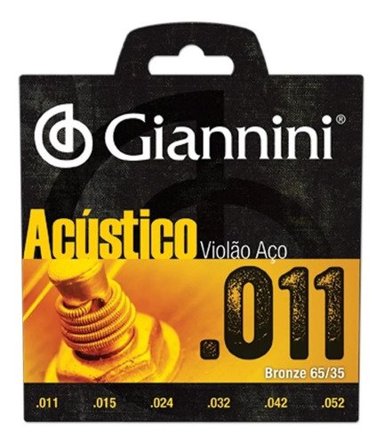 Kit Encordoamento 0.11 Giannini + Capotraste + Afinador