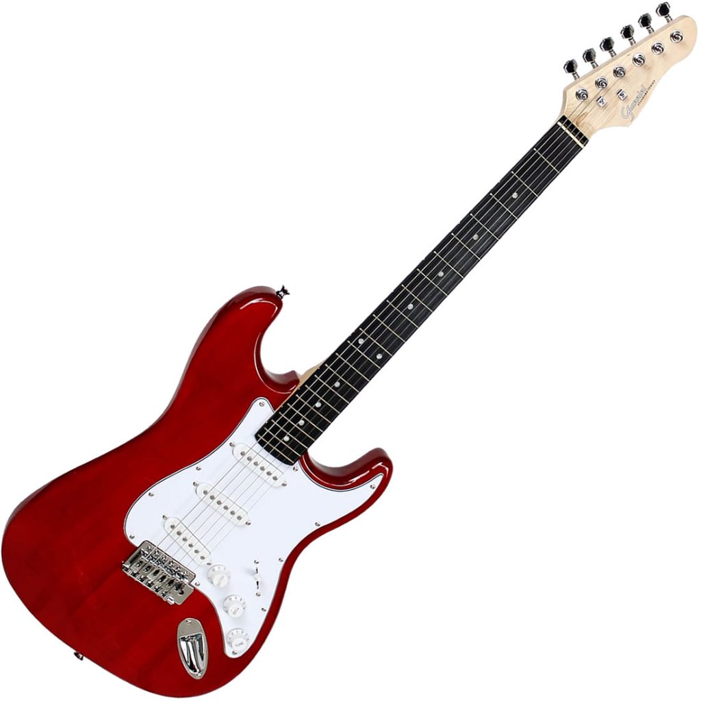 Kit Guitarra Elétrica Stratocaster Giannini G100 Trd/Wh Gx04