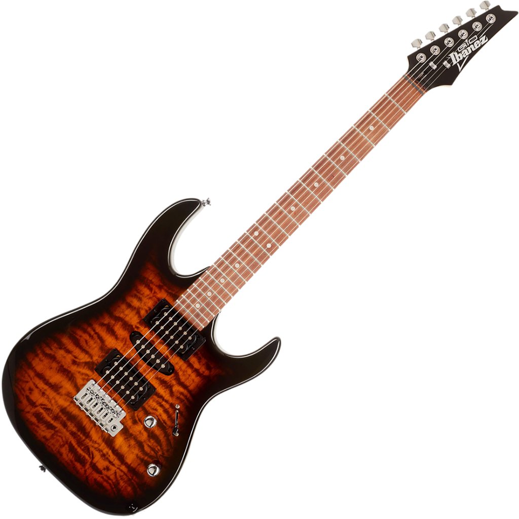 Ibanez GIO HSH  （管理ワカ） Kit Guitarra Ibanez Gio GRX-70 QA HSH Sunburst Gx04 Com 10% OFF na
